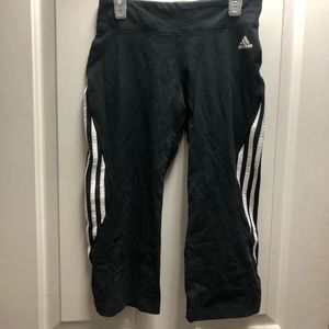 Black Adidas capris